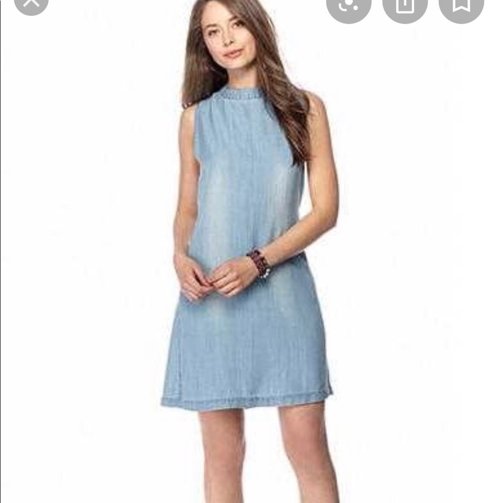 Taylor and Sage Jean Cutout Shift Dress